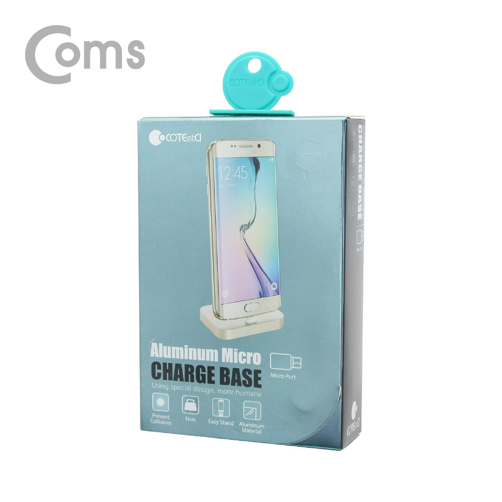 Coms 스마트폰 도킹스테이션(사각) 마이크로 5핀