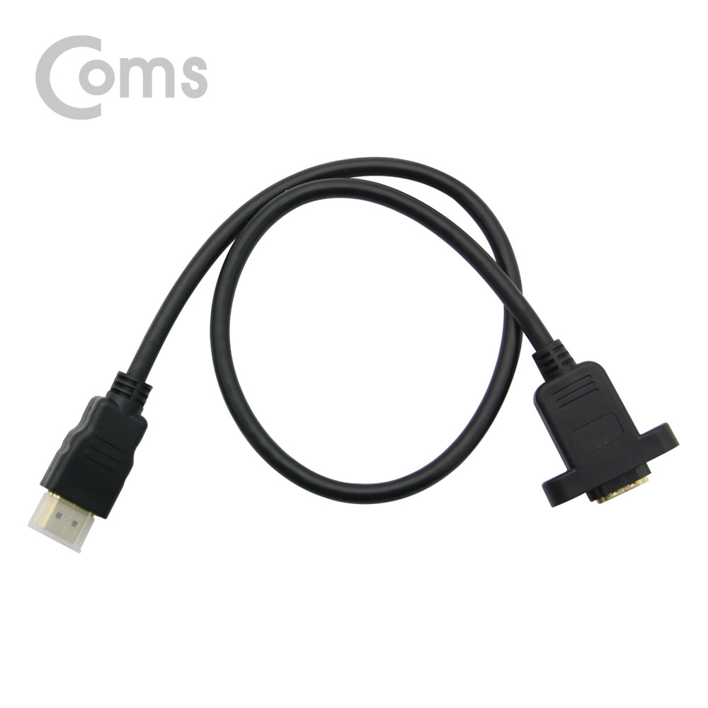 Coms HDMI 연장 젠더(M/F) 50cm, 브라켓 연결용, 포트형