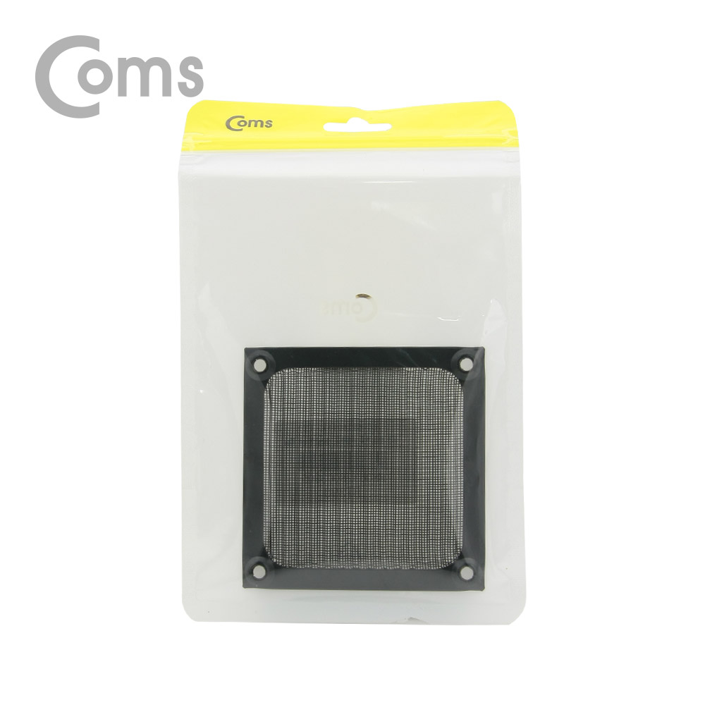 Coms 쿨러 필터(먼지 유입방지) Metal Black / 80mm