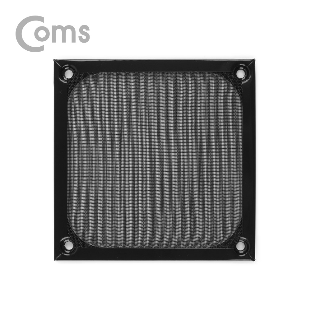 Coms 쿨러 필터(먼지 유입방지) Metal Black / 90mm