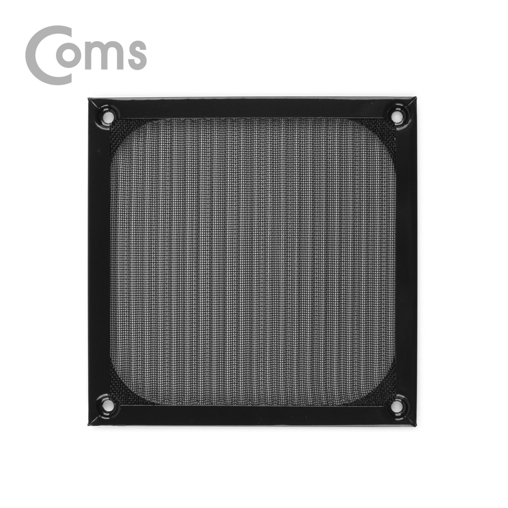 Coms 쿨러 필터(먼지 유입방지) Metal Black / 120mm