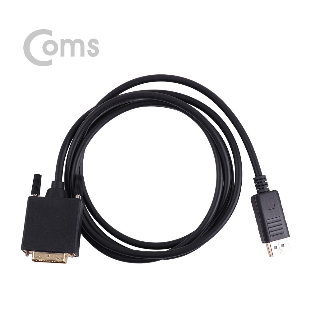 Coms 디스플레이 포트 케이블(DVI 변환) 1.8M/Display/DP