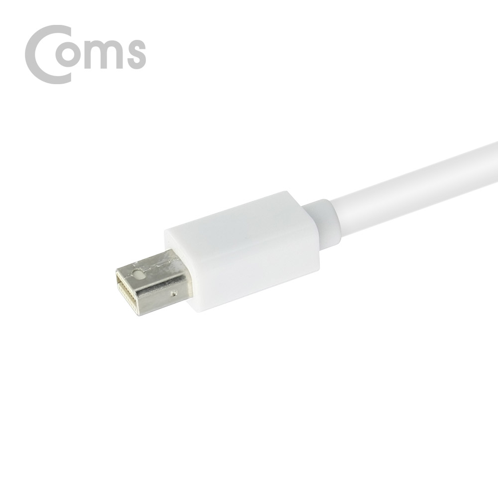 Coms 디스플레이 포트 to HDMI 케이블 2M (Mini DP 1.2/HDMI, 4Kx2K)/DisplayPort
