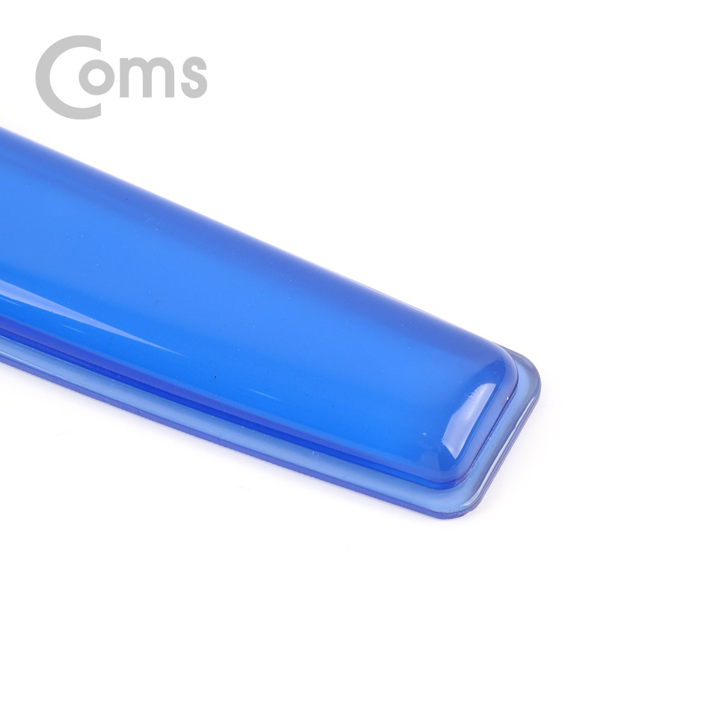 Coms 키보드 손목 보호대 - 젤리 손목 받침대 / 42cm X 6.8cm / 블루