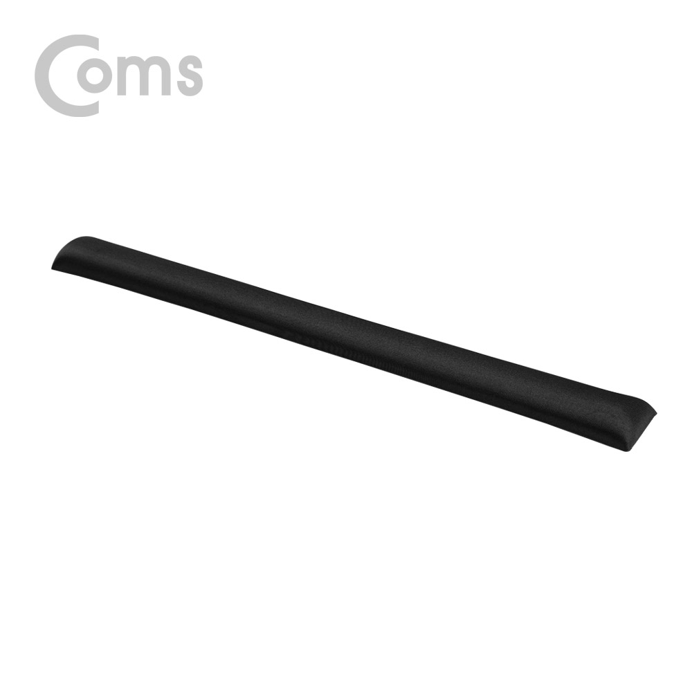 Coms 키보드+마우스 손목 보호대 - LONG & THIN / 59cm X 5cm / 패브릭 커버 / 블랙