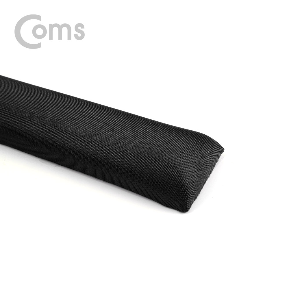 Coms 키보드+마우스 손목 보호대 - LONG & THIN / 59cm X 5cm / 패브릭 커버 / 블랙