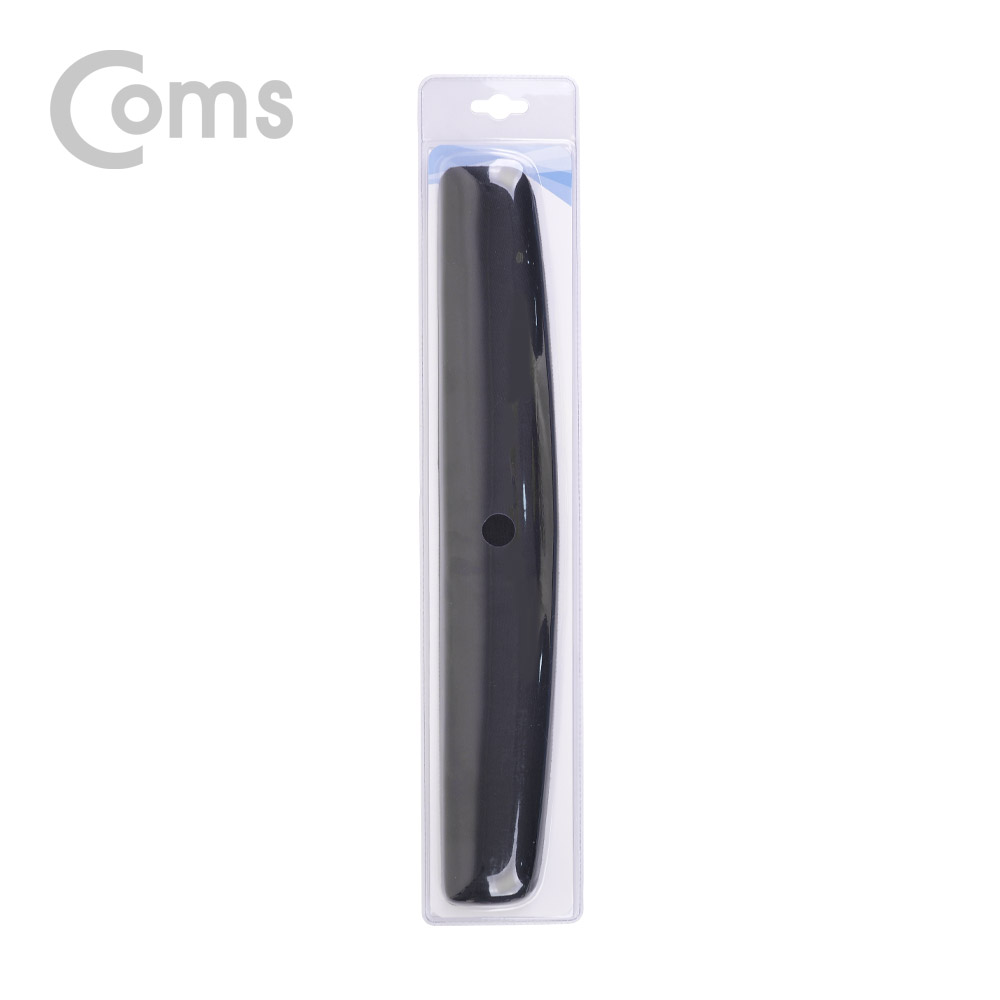 Coms 키보드 손목 보호대 - 46cm X 7.5cm / 패브릭 커버 / 곡선형 / 블랙