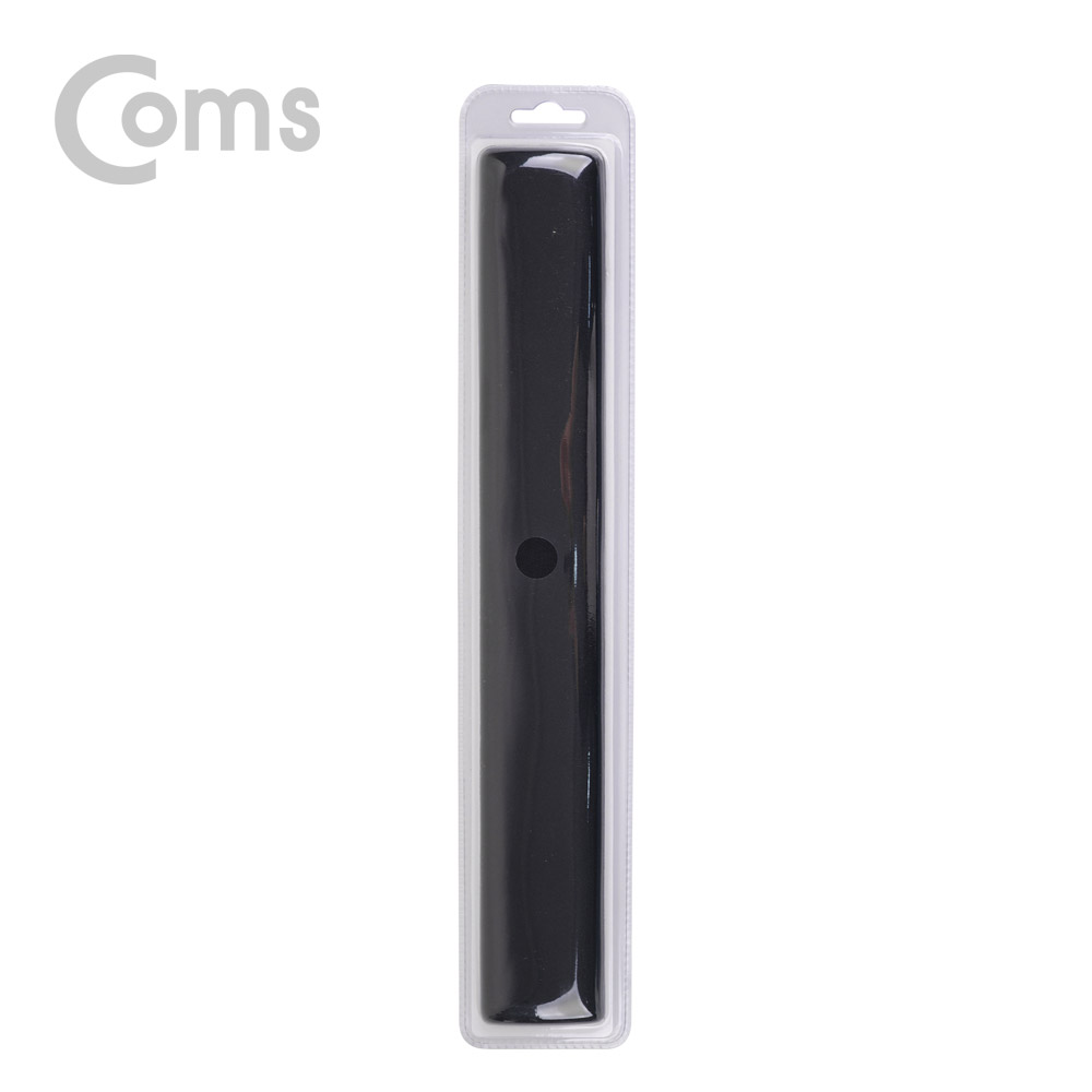 Coms 키보드 손목 보호대 - 42.5cm X 6cm / 패브릭 커버 / 직사각형 / 블랙