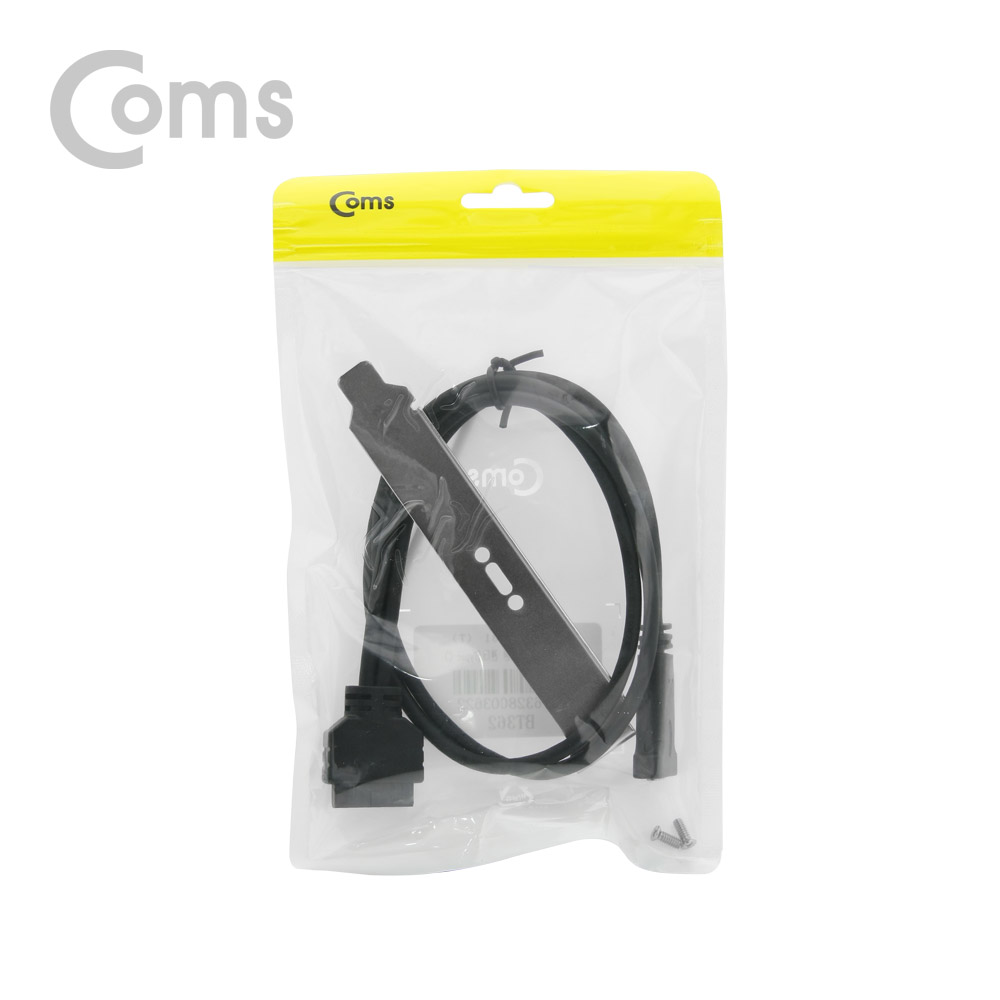 Coms USB 포트/USB 3.1(Type C) 3.0 변환 젠더 20P / 브라켓 포함 / 50cm