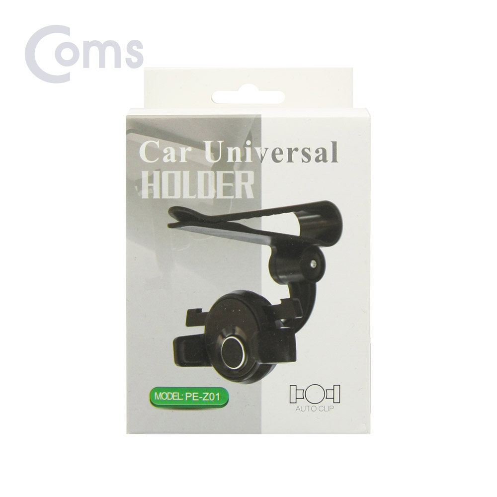 Coms 차량용 썬바이저 클립 스마트폰 거치대