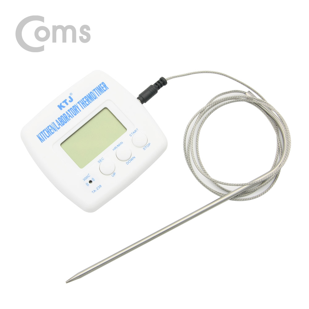 Coms 조리용 온도계(요리온도 측정), 타이머 겸용 / -50 ~ 300도