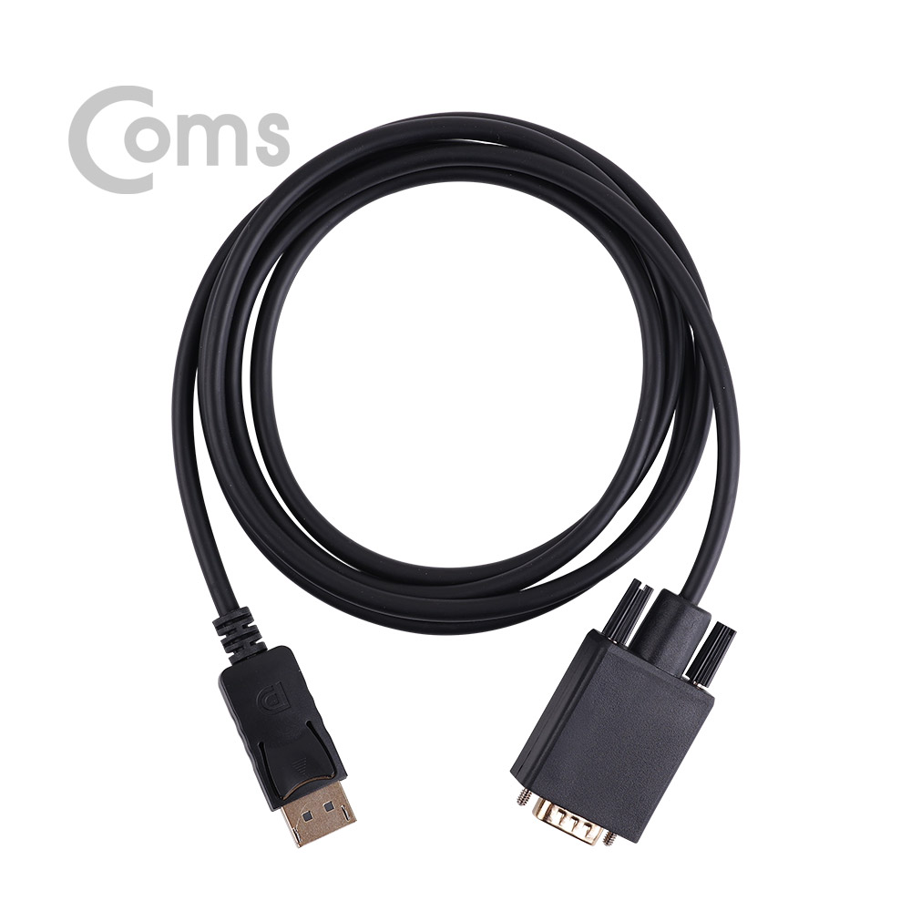 Coms 디스플레이 포트 케이블(VGA 변환) 1.8M/Display/DP