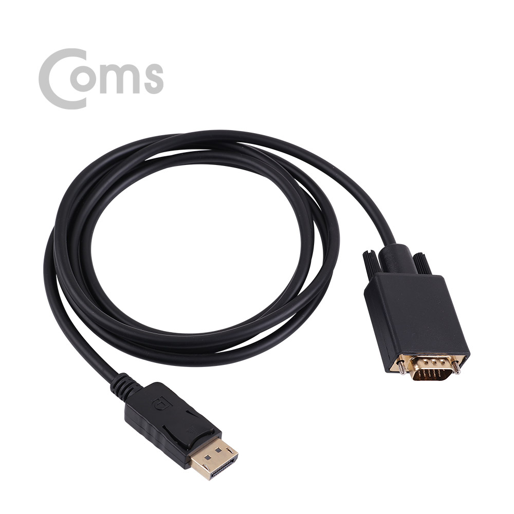 Coms 디스플레이 포트 케이블(VGA 변환) 1.8M/Display/DP