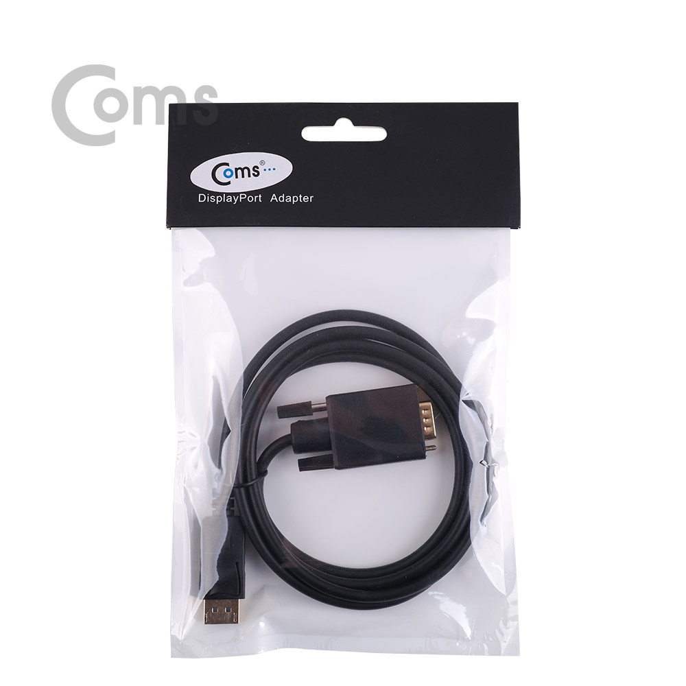 Coms 디스플레이 포트 케이블(VGA 변환) 1.8M/Display/DP
