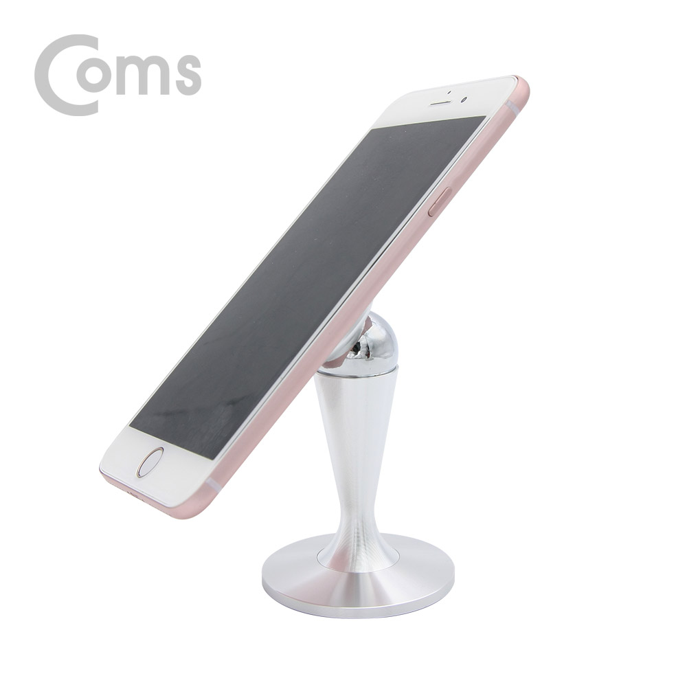 Coms 차량용 스마트폰 거치대 (메탈 스탠드 / 자석 거치)
