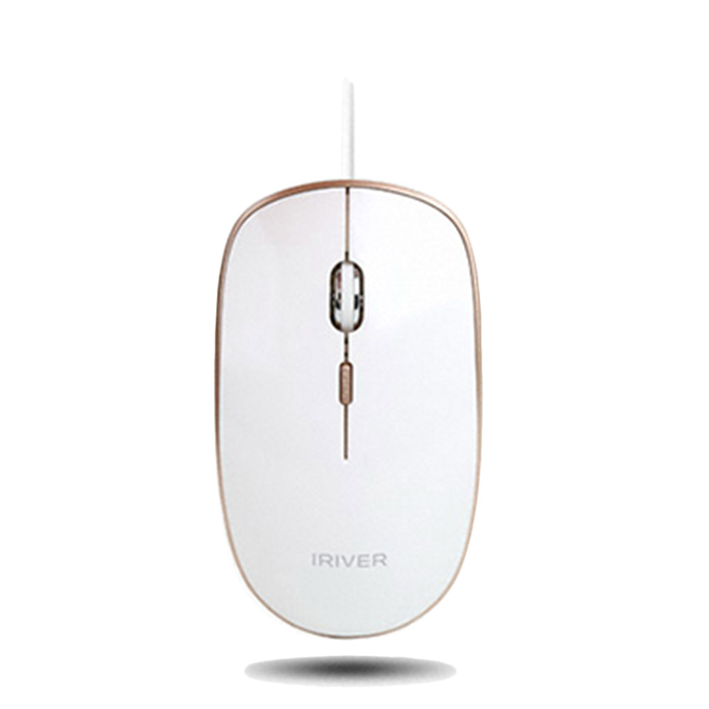 마우스 IRIVER (IR-M1 WHITE) / 유선 흰색, 무소음