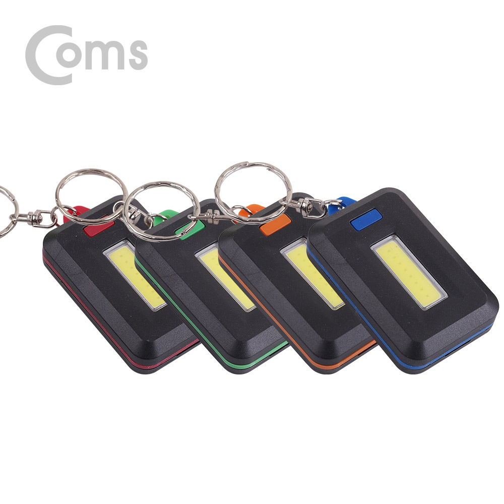 Coms LED 라이트 열쇠고리형 AAA x 3 / 색상 랜덤발송 / 낱개 판매 제품