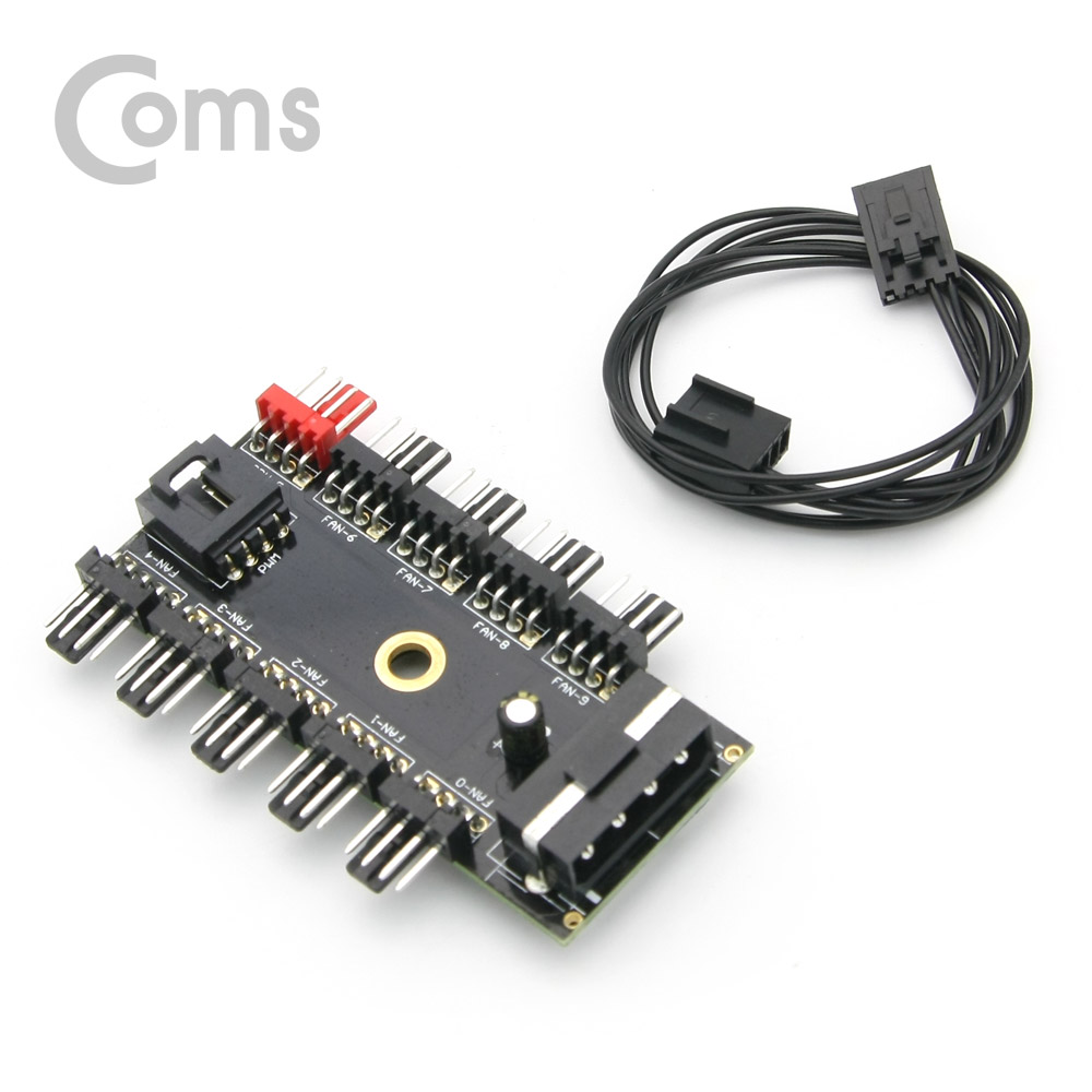 Coms 전원(12V) 분배 변환기, IDE 전원 to 4P 전원 x 10