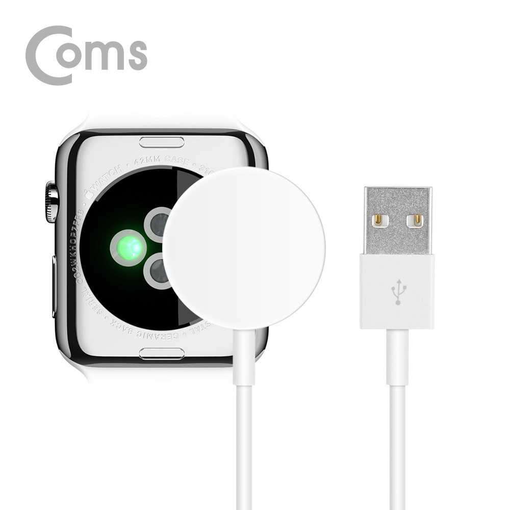Coms 스마트워치 충전패드 / USB 케이블 2M