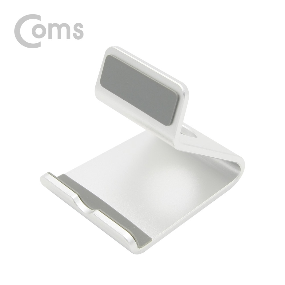 Coms 스마트폰 거치대 / 탁상용 스탠드 / 실버