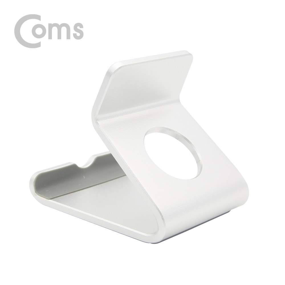 Coms 스마트폰 거치대 / 탁상용 스탠드 / 실버