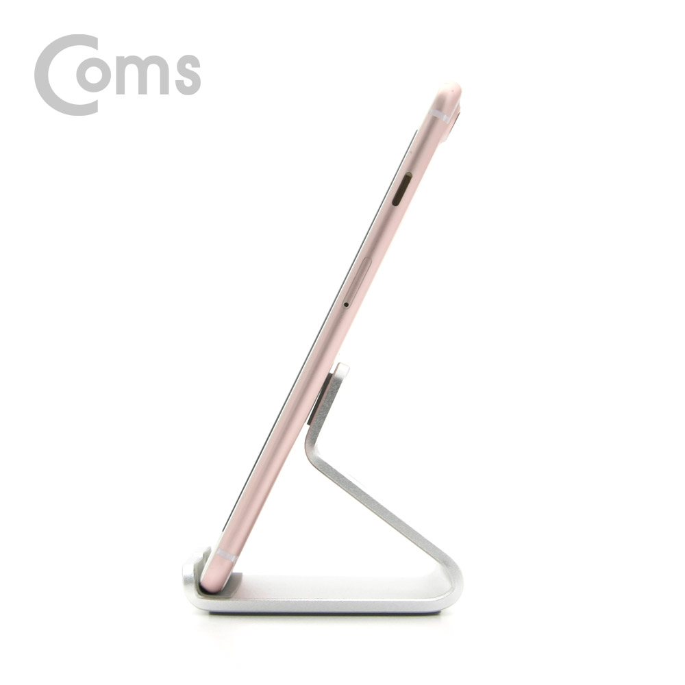 Coms 스마트폰 거치대 / 탁상용 스탠드 / 실버