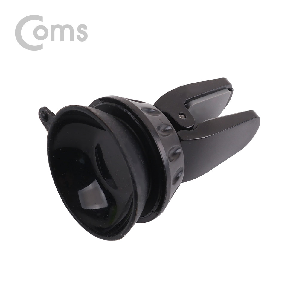 Coms 차량용 거치대 / 에어컨, 송풍구 설치 / 흡착식 / Black / 송풍구