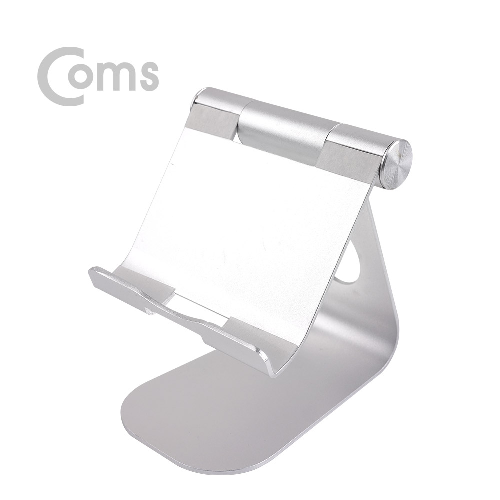 Coms 알루미늄 태블릿 거치대 / 각도 조절 / 케이블 정리 홀/스탠드