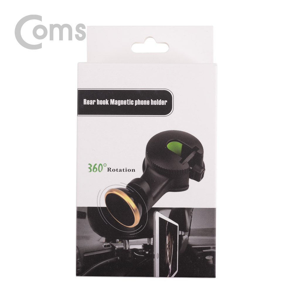 Coms 차량용 거치대, 헤드레스트거치(스마트폰) / HOOK형 / 마그네틱 / 뒷자석 거치 /자석