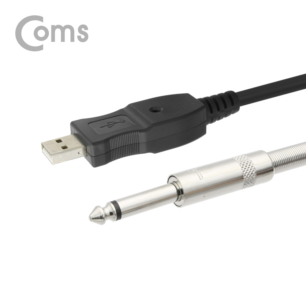 Coms USB 컨버터(마이크/헤드폰) Mono 6.3 M / 3M