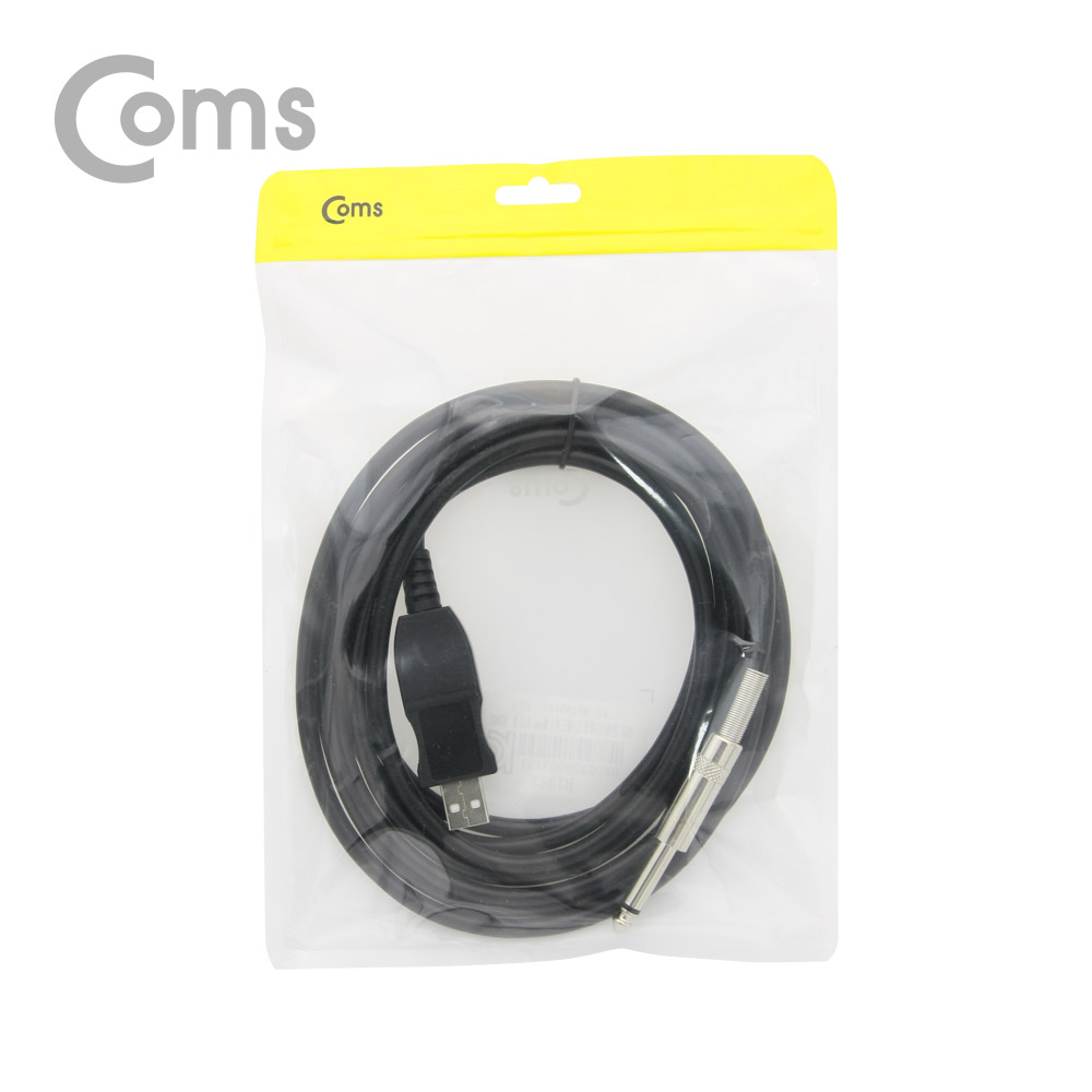 Coms USB 컨버터(마이크/헤드폰) Mono 6.3 M / 3M