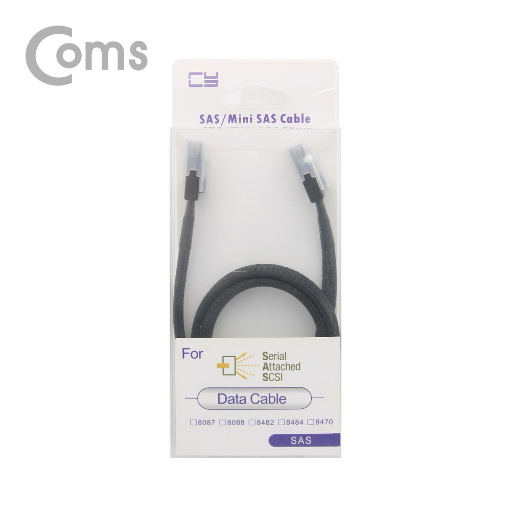 Coms SAS(SFF-8087/SFF-8087) 케이블 70cm, 내장형