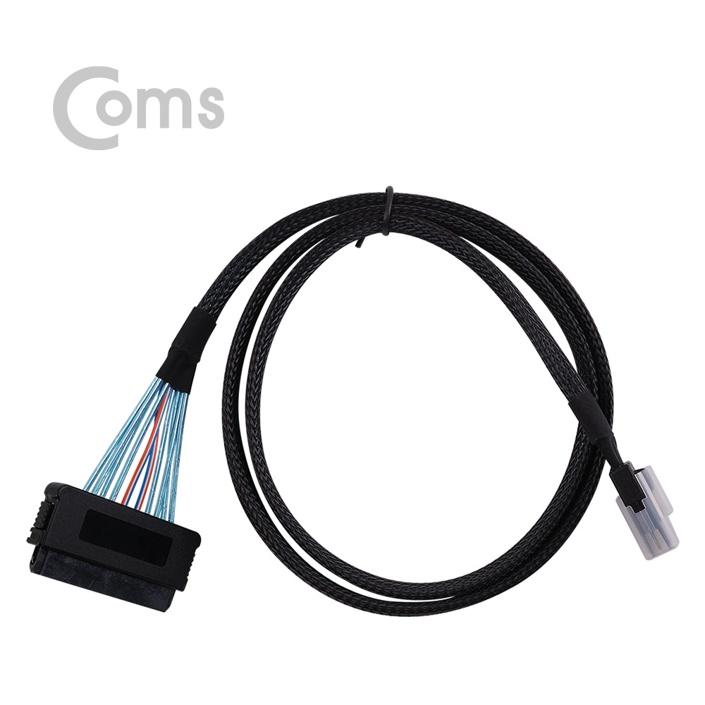 Coms SAS(SFF-8484/SFF-8087) 케이블 1M, 내장 - Internal SAS 36P/Server raid cable