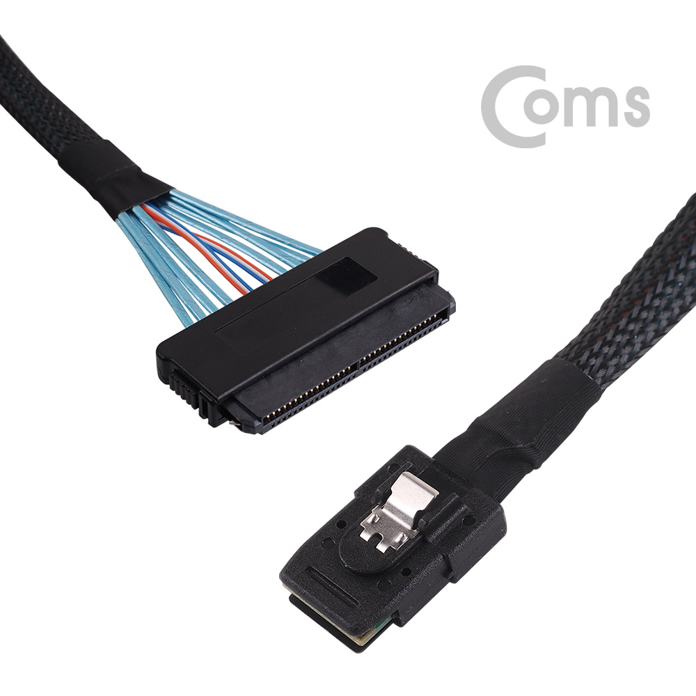 Coms SAS(SFF-8484/SFF-8087) 케이블 1M, 내장 - Internal SAS 36P/Server raid cable