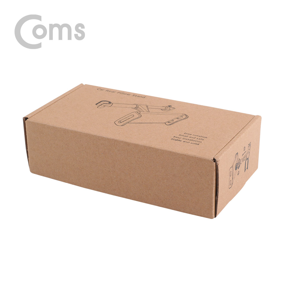 Coms 차량용 헤드레스트 거치대 / 스마트폰,태블릿 거치 / 뒷자석 거치 / White