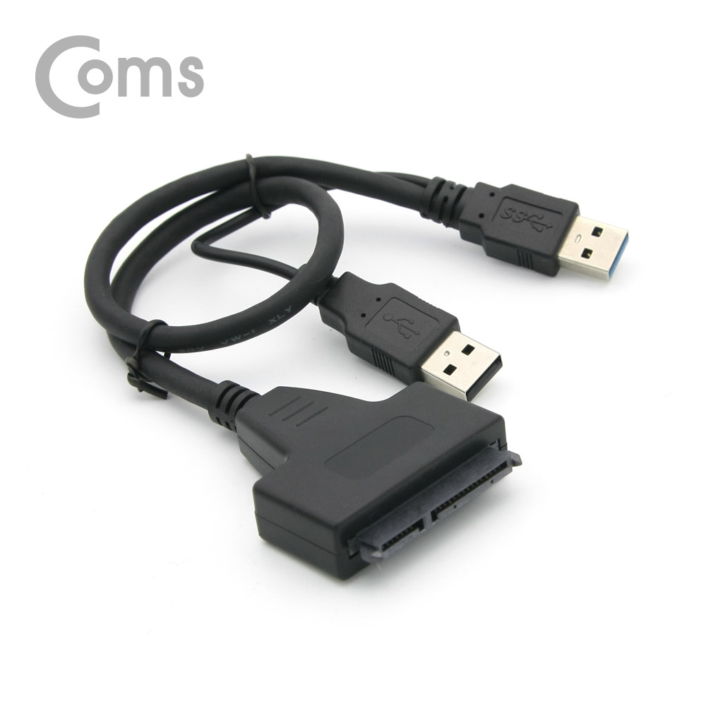 Coms USB 3.0 컨버터 케이블 일체형 (2.5 HDD용/SATA 3) USB Power / 4TB
