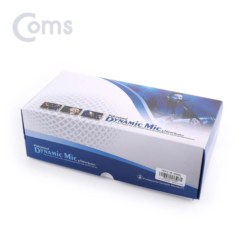 Coms 다이나믹 마이크 / 6.3mm / 노래방 마이크 / Black