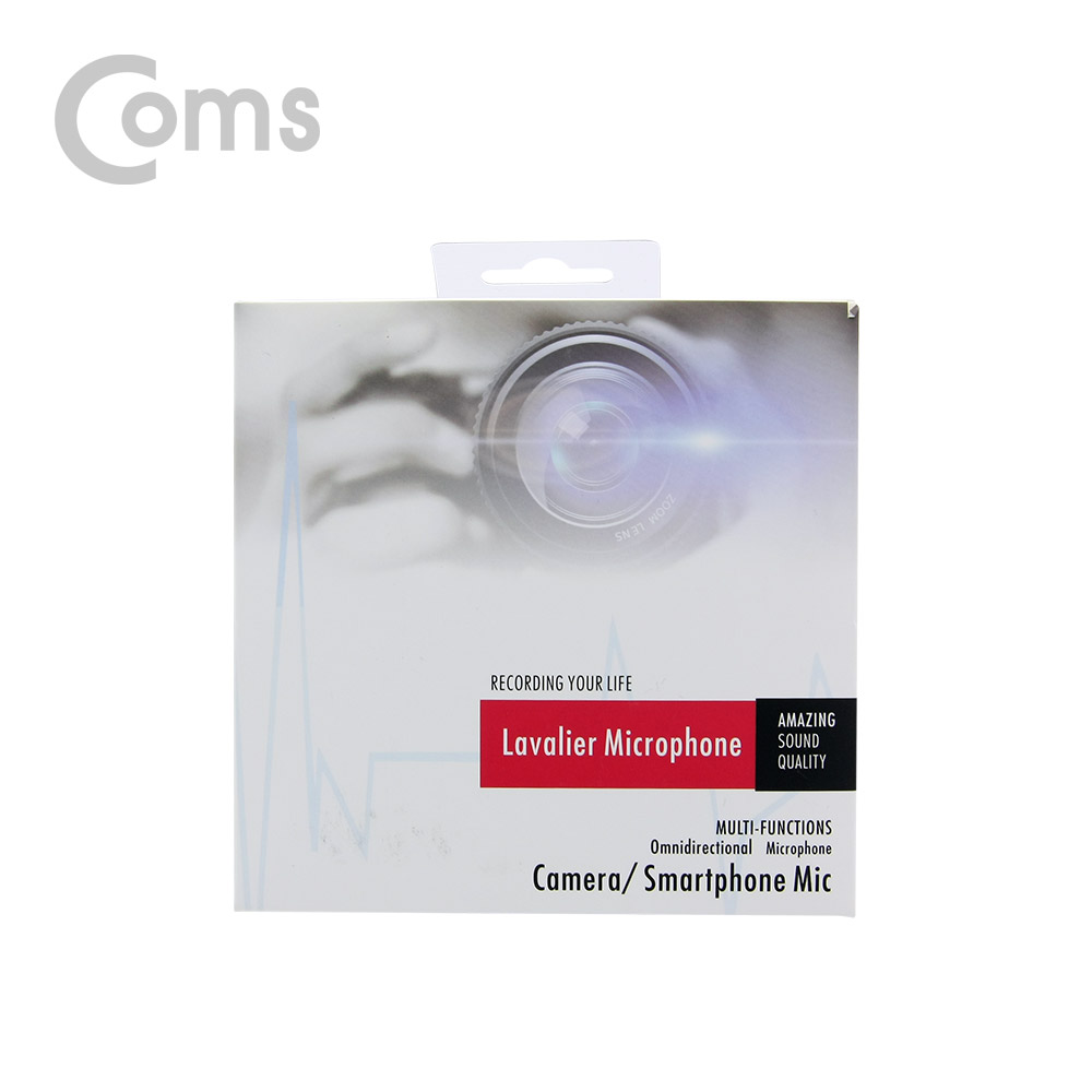 Coms 마이크(고급 소형), 고감도/클립고정 - 스마트폰 마이크