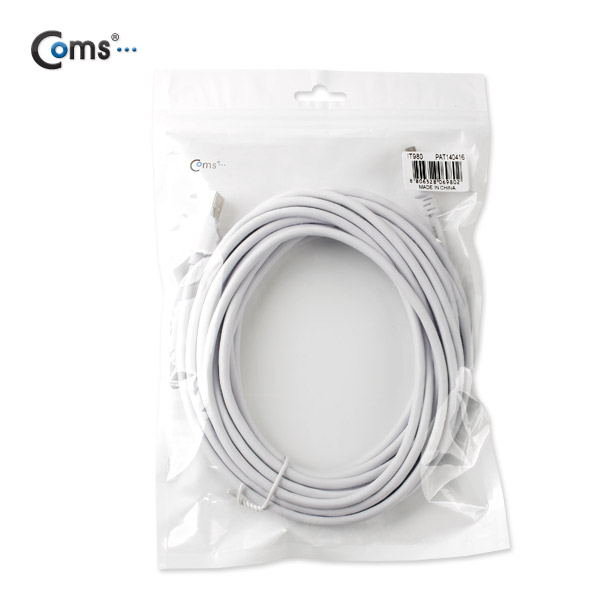 Coms USB/Micro USB(B) 케이블(고급형), White, 6M