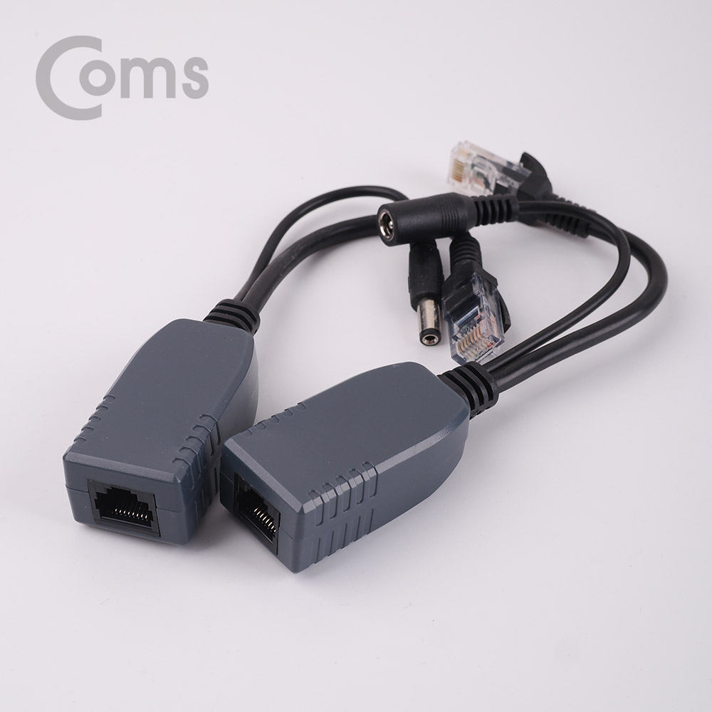 Coms PoE 패시브 아답터/ POE / RJ45 / 전원+데이터 동시전송