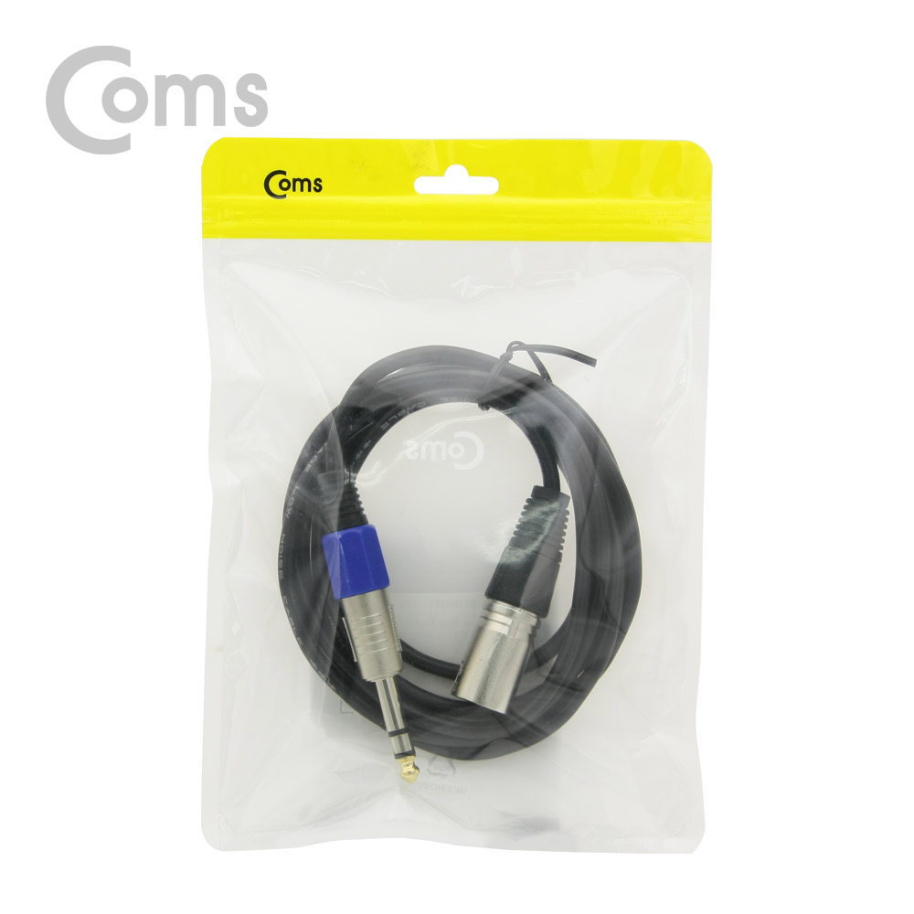 Coms 캐논 변환 케이블 2M/ 캐논(M)/6.3 스테레오(M)