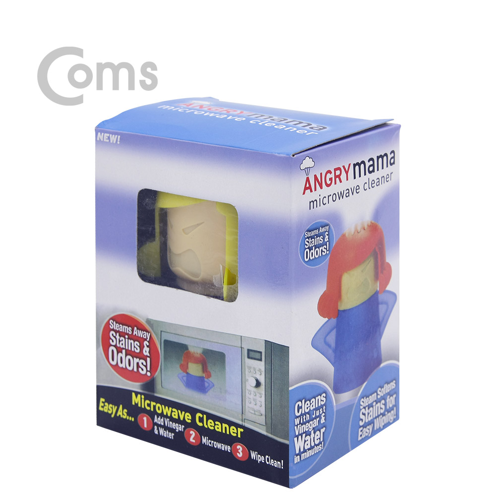 Coms  전자레인지 크리너 - 물/식초(레몬) 7분가열