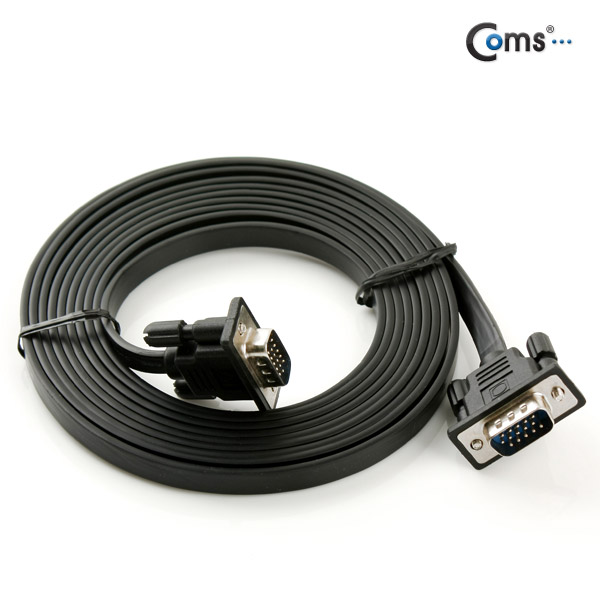 Coms 모니터 케이블(RGB Slim 플랫형) 3M