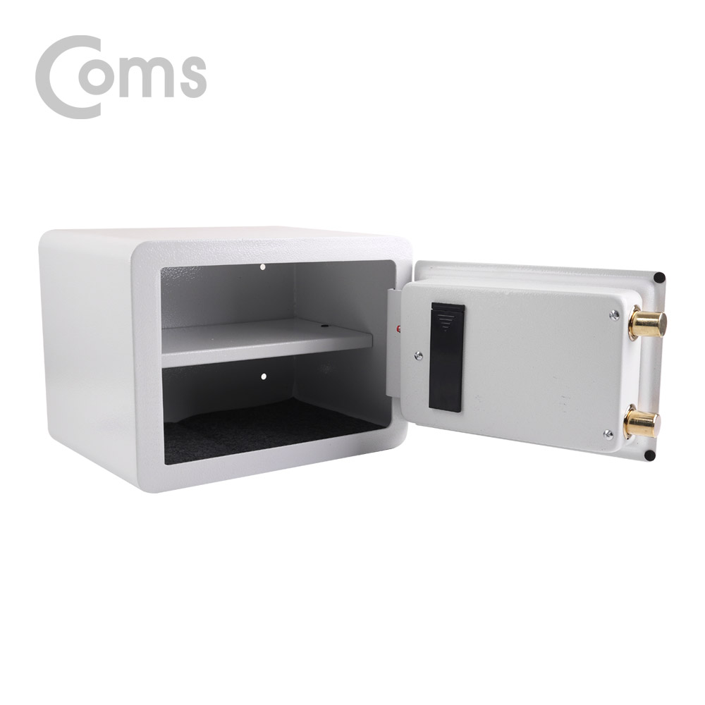 Coms 소형 미니금고 White / SoHo용 / 가정용금고 / 안전금고