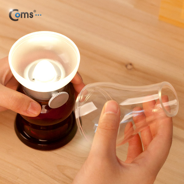 Coms USB 램프 (호롱불), Red