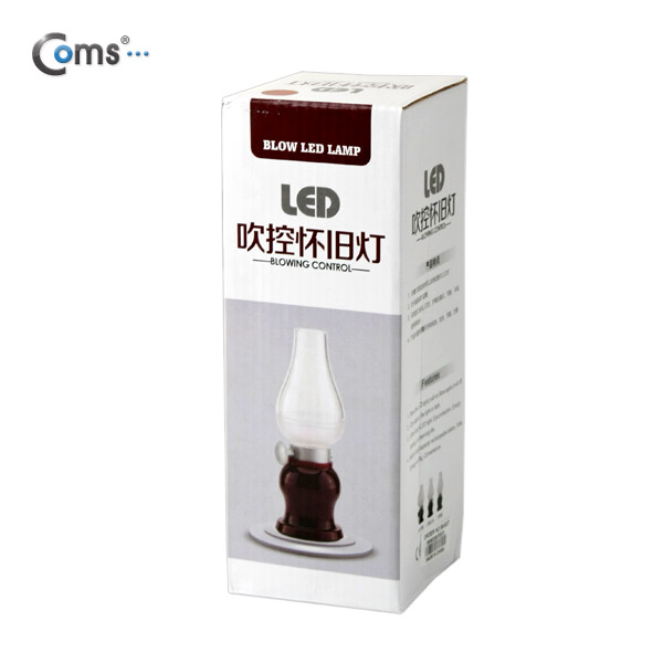 Coms USB 램프 (호롱불), Red