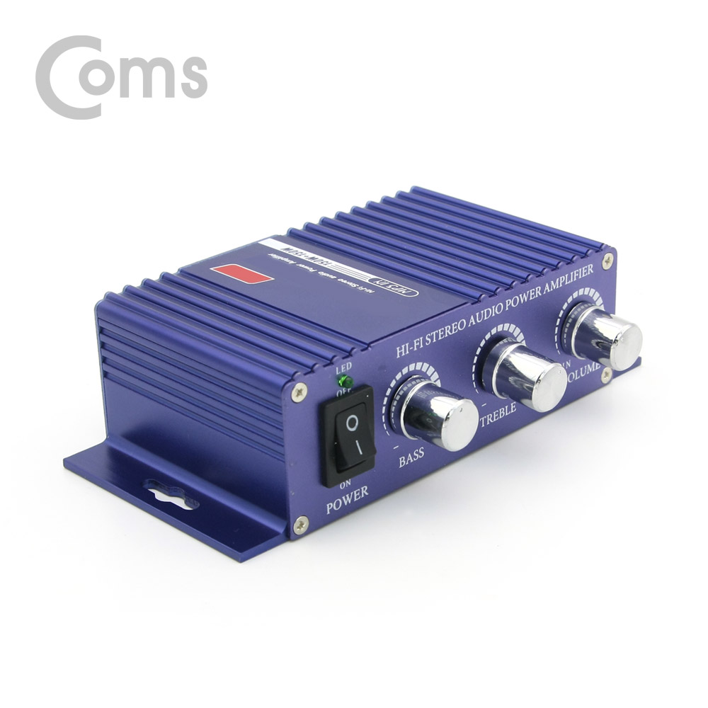 Coms 미니 사운드 앰프 (소형) / 사운드 디코더 / 고음, 저음부 강화 앰프/Hi-fi