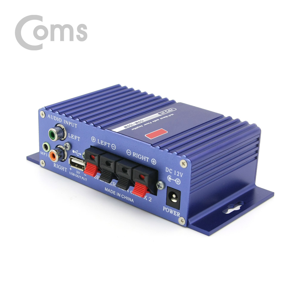 Coms 미니 사운드 앰프 (소형) / 사운드 디코더 / 고음, 저음부 강화 앰프/Hi-fi
