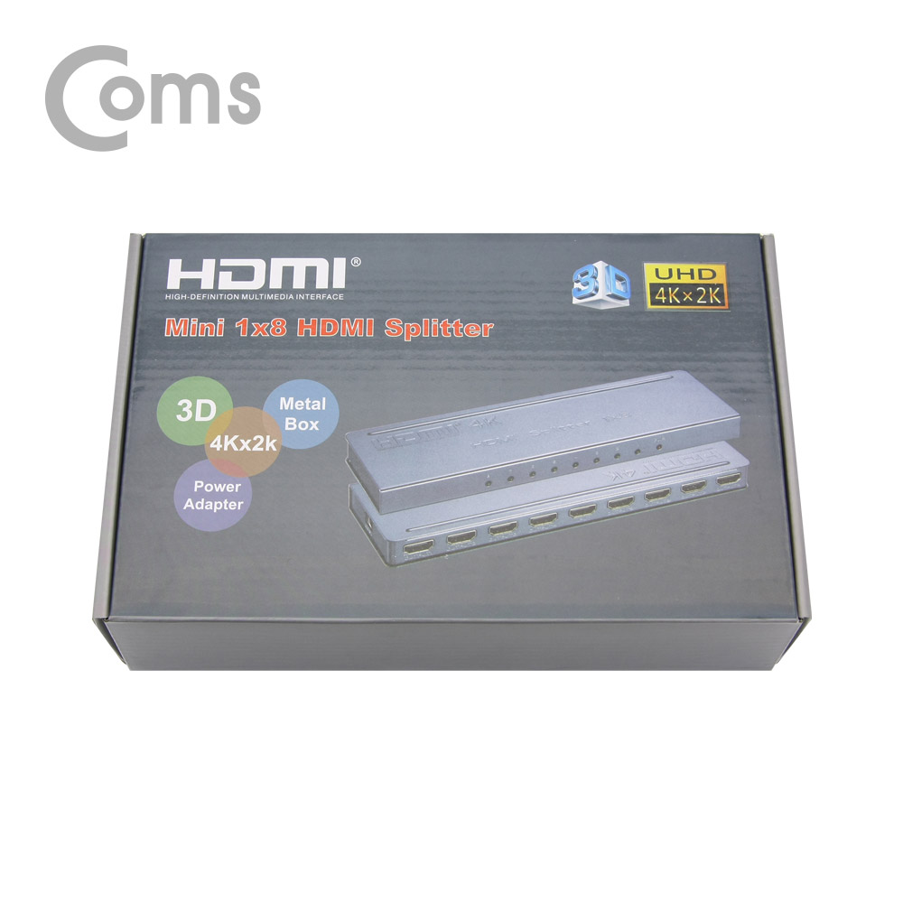 Coms HDMI 분배기(1:8) UHD 4K2K @30Hz