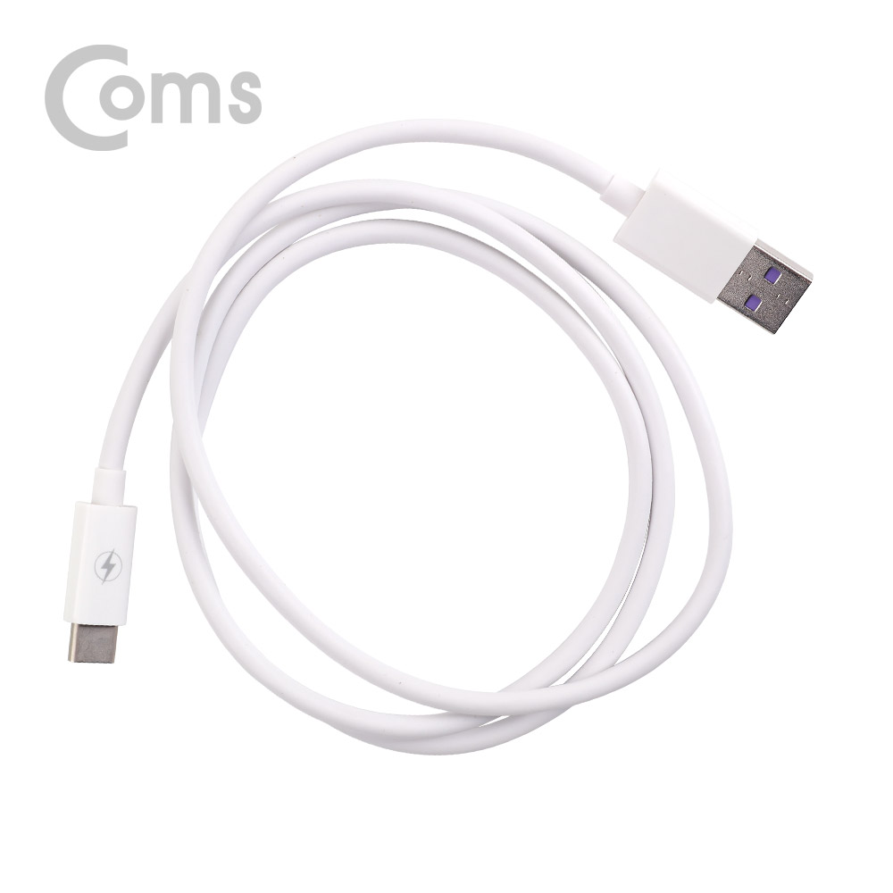 Coms USB 3.1 (Type C) 케이블 (충전전용 케이블) 1M